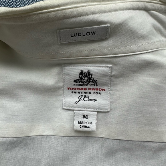 JCREW Ludlow Thomas Mason (Toxedo) white shirt - Picture 7 of 7